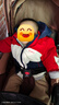 戴维贝拉（DAVE＆BELLA）童装儿童连帽衣服宝宝外套新年男孩外衣男童加绒上衣秋冬新款服装 红色夹棉款DB4223105-T 110 cm（建议身高100-110cm） 实拍图
