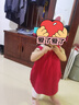 戴维贝拉【商场同款】儿童背心裙秋装女童连衣裙红色裙子 实拍图