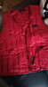 罗蒙加热羽绒马甲男全身可充电发热衣服智能电暖保暖温控马夹电热背心 女-红【基础款】不带充电宝 XL 实拍图