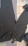 乔丹QIAODAN加绒裤运动裤子男卫裤秋冬季保暖梭织束脚休闲裤男 黑色-加绒保暖 4XL 实拍图