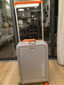朗客德国前开盖子母行李箱20寸铝框新款宽拉杆旅行商务出差男登机箱24 奢华银-铝框子母箱（配鞋箱+磨砂防刮+双快充接口） 20英寸 登机箱-可放15.6寸电脑 实拍图