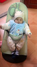 哈森熊婴儿摇摇椅哄娃新生儿可折叠躺椅儿童安抚椅睡觉带娃哄睡哄孩 绿色双网布音乐+绿色玩具架+头枕 实拍图