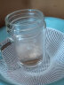 富光 健牌双层玻璃杯 支持团购定制透明带盖茶杯办公杯带把 大容量男女牛饮者水杯子 700B-520ML 实拍图