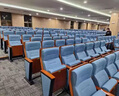 剧场电影剧院座椅礼堂联排桌椅带写字板报告厅会议室连体折叠排椅 影院座椅定金 实拍图