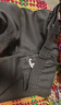 真维斯（Jeanswest）天丝抗皱休闲裤男春秋季新款宽松直筒男裤百搭男士阔腿长裤子 2046黑灰 加绒 L （建议120-140斤） 实拍图