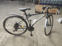 EG7公路山地自行车成人死飞变速通勤越野旅行城市单车儿童男青少年 星光40刀-纯黑色 26寸24速 实拍图