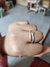 中国黄金（CHINA GOLD）足银灵蛇银戒指女轻奢高级感生肖蛇老婆生日礼物中秋节礼物送女友 【京速达】灵蛇戒指【S999银】 实拍图