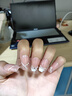 美甲穿戴甲2025年新款ins高级手工学生超闪可拆卸穿戴式指甲贴片 法式奶油 24片 【中长】 实拍图