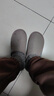华美健步日系风柔软极简情侣棉拖鞋秋冬季家居室内保暖软底棉鞋男HM001咖啡色42-43码 实拍图
