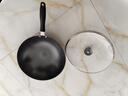 苏泊尔（SUPOR）炒锅铁锅耐磨防锈炒菜锅老式家用无涂层锅燃气专用锅具久用不粘锅 无涂层爆炒铁锅【配锅盖】 32cm 实拍图