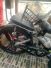 凤凰（Phoenix）折叠自行车儿童学生青少年自行车轻便变速通勤车成人学生代步车 豪华黑丨三刀轮+折叠+六速+礼包 22寸【适合145-180cm】 实拍图