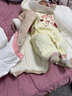 婴蓓依新生儿婴儿连体衣满月百天男宝女宝宝衣服春秋款夹棉外出服 万物可爱(夹棉) 66cm 实拍图