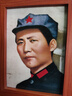 韶之红毛主席像装饰字画办公桌面摆台画像伟人恩来挂画挂像壁画励志家装 1936年在陕北 7寸（21cm*16cm） 实拍图