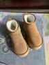 ZHR雪地靴女冬季加绒保暖短靴女简约圆头厚底女靴 GZ08  驼色 34 实拍图