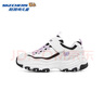 Skechers斯凯奇男女童运动鞋老爹鞋复古潮款儿童鞋舒适黑白熊猫鞋8701646L 奶奶野莓 35 实拍图