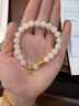 豆蔻时光精品8mm和田玉白玉手串 高水头玉石圆珠玉石手串生日礼物男女士款 实拍图