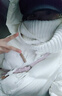 茵曼鸭绒九江羽绒服2024冬女装新款极寒轻暖保暖中长厚外套大衣上衣 浅杏色 L 实拍图