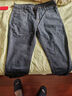 皮尔卡丹牛仔裤男冬季商务长绒棉柔软舒适弹力休闲直筒裤男士蓝色34码 实拍图
