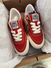 VISION STREET WEAR官方  FLAT TOP红柚色低帮翻毛皮帆布鞋滑板鞋男女鞋平底 西柚色 38 实拍图