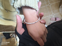 唯一（Winy）9999足银手镯繁花似锦实心银镯子时尚款生日礼物送女朋友老婆银饰 繁花似锦手镯 约15克 玫瑰礼盒 实拍图