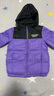 雪中飞【双面穿】儿童羽绒服冬季轻薄男女童面包服羽绒服蝶恋紫120cm 实拍图