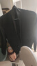 HAIPAIHAOYU西装男商务正装西服职业装新款修身小西装单间外套上班礼服单西 黑色一粒扣单上衣 180A 【推荐65-72kg】 实拍图