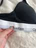 Calvin Klein内衣【摩登引力带】女ck无钢圈软支撑三角杯文胸 QF5650001-太空黑 M 实拍图