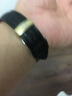 十瑞（SHIRUI）进口美洲鳄鱼皮表带男女适用于浪琴名匠天梭力洛克万国积家欧米茄卡地亚真皮手表带 黑色黑线【无扣款】 18mm 实拍图