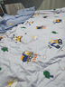 多喜爱家纺全棉磨毛四件套 加厚秋冬100%纯棉套件卡通学生宿舍床单被套 小小工程队 1.8米床 床单款 （被套230*229cm） 实拍图