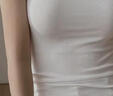 NOMe吊带背心女春夏内搭外穿螺纹弹力无袖背心上衣 黑色【圆领】 L 实拍图