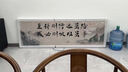 字画办公室挂画老板茶室背景墙书法装饰励志书房壁画牌匾装饰画 01款-路虽远行则将至 50*150 钢化晶瓷面+黑色框（铝合金） 实拍图