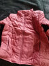 鸭鸭（YAYA）轻薄羽绒服女短款秋冬季新款立领内搭轻便薄款外套内胆排骨上衣 嫣红色 XL 实拍图
