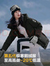 波司登（BOSIDENG）【反季】冬季极寒羽绒服鹅绒女款中长款连帽新国标商场同款外套 【店长推荐】迷彩黑9813 M 165/88A 体重约120-140斤 实拍图