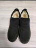 京晨冬季纯羊毛男棉鞋老北京布鞋东北保暖中老年爸爸鞋防滑软底棉鞋男 黑色 40 (250mm) 实拍图