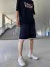 GENIOLAMODE短裤男宽松运动休闲五分裤简约系带百搭男士短裤 实拍图
