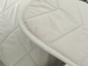 富安娜家纺床垫 全棉静享抗菌立体床垫厚垫橡筋绑带款 浅灰 120*200*3cm 实拍图