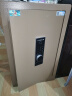 虎牌保险柜 家用办公小型指纹密码全钢防盗财务专用保密保管柜可入墙入柜 80cm 咖色 博越系列 实拍图