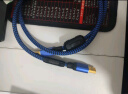 YYTCG 发烧usb音频线a-b dac解码线HIFI 单晶铜电脑声卡线 调音台连接线3.0 USB C转B【6N单晶铜*高保真无损音质】 2.0米 实拍图