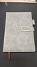 商务办公笔记本文具加厚带扣记事本a5笔记本套装礼盒公司展会活动礼品会议工作记录本日记本子定制logo A5金扣单本-灰色 实拍图