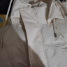 镜莎羽棉袄绒服女冬季23新款连帽宽松棉衣加厚面包服外套秋冬款女 白色 L码【建议110-125斤】 实拍图