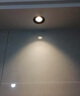 雷士（NVC）led家用牛眼小山丘射灯嵌入式客厅防眩无主灯商用走廊小孔灯桶灯 5W 三色 砂黑铝材开孔75-85mm 实拍图
