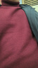 恒源祥纯色羊毛绒衫羊毛毛衫男加厚半高领毛衣中年男士针织打底保暖衣服 100%不起球高档酒红 高 领 L 170码(适合120-140斤) 实拍图