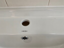 恒洁（HEGII） 面盆下水器 带溢水口洗脸盆防堵防漏易清洗下水器 【HMX203】翻板式短款 实拍图