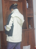 罗蒙（ROMON）户外工装冲锋衣男女同款显瘦百搭防风防水防污登山服外套男女同款 【男女同款】白黑色-单外套 L 实拍图