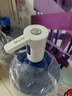 欧乐多（Olodo）桶装水抽水器电动饮水机抽水泵压水器自动上水器家用纯净水吸水器 月光白【蓝光款】 实拍图