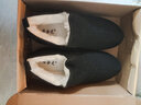 布舍元老北京布鞋棉鞋高帮羊毛保暖男中老年防滑爸爸鞋74X-0214黑色44 实拍图