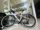 百琦R1公路车变速自行车弯把内置车灯一体式速显屏油压碟刹骑行自行车 陶瓷白 M码  适合身高：1.76-1.81M 实拍图
