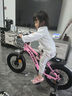 凤凰（Phoenix）儿童自行车儿童单车3-6岁小孩自行车6-10岁儿童自行车凤凰自行车 标配迷人粉丨辐条轮+双碟刹+礼包 16寸【适合105-130cm】 实拍图