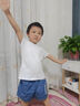 真维斯（Jeanswest）儿童短袖t恤2026新款男女童夏季纯棉长袖T上衣中大童多巴胺打底衫 【圆短T】白/J纯色 160 实拍图