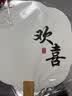 米砾宣纸文创带字漆扇儿童扇子加厚空白团扇diy手工制作古风手绘书法扇面非遗半成品漂漆纸扇教师节 实拍图